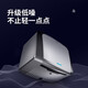
XMSJ hand dryer fully automatic induction dryer hand dryer bathroom mobile phone stainless steel commercial hand blower hand dryer A3893 blue stainless steel short model