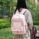 Neue Schulbag, Mama -Tasche, modische und vielseitige Baby -Wanderhandtasche, große Kapazitäts -Reiseback, süßer Rucksack, Pink