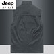 
JEEP SPIRIT spring and summer thin work vest men's multi-pocket outdoor wearing fishing photography tactical vest jacket 718-spring and summer-black thin XL (suitable for 140-155 Jin [Jin equals 0.5 kg])