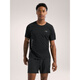 Archaeopteryx Kanadische Arc'teryx Archaeopteryx Herren Kurzarm T-Shirt Norvan Soft Feuchtigkeitsdichtes Downword-Muster Kurzarm_verve_x9720 S