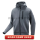 Butterfly Table Tennis Sportswear Jacket Sportswear Top Solid Color Hooded Zipper Universal Black L