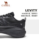 
Camel (CAMEL) chasing cloud 4 sports shoes for women's shoes thick sole rebound body measurement running shoes 7001, black/castle gray, men 38