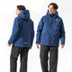 Daiwa 24 Herbst- und Winter DW-3524 Winter Regendicht Set Outdoor Freizeitfischerei Regenmantelfischereian Anzug Black Top_black Hosen 2xl