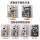 厨房置物架落地多层微波炉烤箱橱柜碗碟调料用品多功能储物收纳架 3层12035
