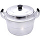 Huamuxi aluminum pot thickened old-fashioned traditional aluminum pot steamer household gas stove steamed buns, porridge and soup aluminum steamer 30 pieces with steaming sheet 1 outer diameter 32cm