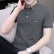 
LA HaiLan Home (HLA) same style as pearl floor cotton Paul embroidered Polo shirt for men slim short-sleeved T-shirt in summer S5012 white M suitable for 95-115Jin [Jin equals 0.5 kg]