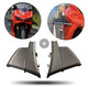 Raffinage et ténacité applicable Ducati V4 Street Fighter SKTMRC390 MODifié couteau à air brisant l'aile du vent RC8 Spoiler 1098 Small Air Knife 2
