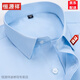 Hengyuanxiang reines Baumwollfreies bügelnes Hemd Männer kurzärmelige neue Sommergeschäft formelle Kleidung gestreiftes Arbeitshemd Real Taschen-Zoll-Hemd Männer 6623 38