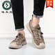 Woodpecker Sandals for men in summer 2025 new style of outer wear Baotou hole sandals men's non-slip sports straight stream wading beach shoes 1283 black 39