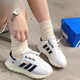 阿迪达斯 （adidas）RETROPYE5白灰爆米花三叶草复古休闲跑步鞋Q47101官方旗舰 GY9922米白灰 / 36.5