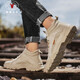 Califbull Men's Shoes Trendy Retro Martin Boots Work Shoots Botas para hombres Botas de combate de combate al aire libre Color 43