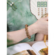 
Pangdonglai quality fragrant Indonesian Dala dry tiger striped pattern artwork Buddhist bead bracelet 12mm entry-level men and women [real number D12001] One thing one shot/no