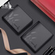 Känguru Leder Brieftasche Männer vertikaler Top -Schicht Cowide 2025 Neues Geschenkkortierer Geschäfts Brieftasche Weicher Trend vertikaler Stil - Suisui Ping'an [Geschenkbox]