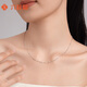 Liuguifu Jewelry Platinum Necklace Starlight Chain PT950 Platinum Clavicle Chain for Women PT0300056 2.15g