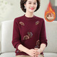 Hengyuanxiang Mutter Winter integrierter Flusenpullover mittlerer und älterer Frauen sowie samt verdickte thermische innere obere modische gestrickte Basishemd 6629 Pink [hinzugefügt Velvet] Verdickte M empfohlen 85-100 Jin [Jin gleich 0,5 kg]