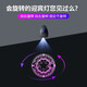 CLCEY无线自动旋转迎宾灯魔法阵开车门感应照地灯汽车投影灯车载氛围灯 旋转灯体Z3291个灯