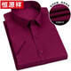 
Hengyuanxiang 2025 summer new men's short-sleeved shirt middle-aged and young half-sleeved cotton formal shirt business casual men's high-end 6629 43