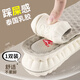 Foot Lijian latex insoles for women, soft soles for all seasons, feeling like stepping on shit without getting tired after standing for a long time, men's sports shock absorption, gray 1 pair, size 43-44