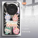 接运猫钢化玻璃手机壳拉布布适用荣耀X60新款系列x60i曲屏专用X50GT保护套X50I外壳honor叉60全包玻璃 【NM15781拉布布粉】3D防爆玻璃+不沾指纹不 荣耀X50i