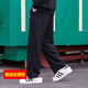 
Adidas men's pants New product transparent sweatpants casual pants closed work sweatpants breathable and comfortable three-striped trousers SG GK9273-loose straight trousers-length inner XS (170/72A)