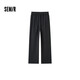 Semir [Big Promotional Lucky Bag] Casual Pants for Men and Women Simple and Versatile Trousers for Summer Sports Style Trendy Pants for Women - I-Grey Tone [Contrast Color Wide Leg Pants] L