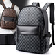 Coach même style sac à dos pour la mode masculine pour hommes pour hommes plaid décontracté plaid grande capacité version coréenne de voyage sac à dos étudiant schoolbag marron plaid 30 * 13 * 45