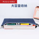 
MPPMCK portable file bag a4 zipper Korean version canvas Oxford cloth bag waterproof handbag business office bag briefcase blue thickened EN6636
