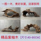 
80cm sunken wood purple teak wood grass tank fish tank landscaping aquarium decoration turtle sun terrace avoids hermit crab climbing light red instant sink T3884