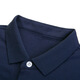 Polo Sport Summer Raff Paul Polo Shirt Neu reines Baumwollkurzärmel-T-Shirt-T-Shirt Striped Casual Revers Herren Atmungsfreier schlanker Fit 3523 Blau 170/m Einzelgröße