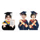 三栖虎学习激励桌面摇头摆件diy定制照片娃娃学生幼儿园中高考毕业立牌 摇头单人897款太阳能电池双用款