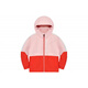 Pelliot Outdoor Kindermantel 2023 Herbst Windproof Boys und Mädchen vielseitige Freizeitkontrastmantel Orange Rot/Schmalblau 120