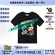 古驰  GUCCI  迪斯尼联名款 【春装】印花圆领套头短袖 女款 节日礼物 肖战同款565806-XJB66-9756 2XL