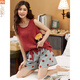 Modal Nightgown pour les femmes en été 2025 Nouveau MM de graisse avec gilet à poitrine Gitre anti-convexe Dot Extérieur d'usure de grande taille 200jin [Jin est égal à 0,5 kg] 5xl FYY-9859 3xl [160-180jin [Jin est égal à 0,5 kg]]]