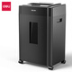 Deli Deli 9904 Paper Shredder Large Capacity Multifunctional Paper Shredder High Endurance High Security Office Shredding CD 12 Sheets 10 Minutes 20L Black 9904N