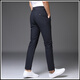 Huili Bingsi Pantalon à séchage rapide pour homme en été pour hommes pantalons commerciaux élastiques pantalons de papa décontractés d'été élastique Huili 1098 gris neuf minutes 28 Circle de taille deux pieds un
