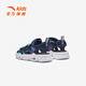 Anta Children's Sandals 2025 Summer New Style for Men and Women Children's Breathable Open-toed Sandals Soft Sole Trailing Frame Beach Shoes New Ink Blue 9929-5 28