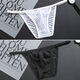 TTPMER2 men's mesh transparent thong low waist briefs sexy sexy underwear trendy blue suspender T-trouser T-trouser [1 piece] White M [90-110Jin [Jin equals 0.5 kg]]