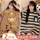 Mu fengqing sommer pyjamas Frauen kurzärmelige Shorts Anzug Cartoon Dünne Fett MM Plus Size Lose Can Pyjamas außerhalb 694 Kapibala + 680 Pacha Dog M [Vorgeschlagen 80-98 Jin [Jin gleich 0,5 kg]]]
