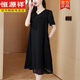 Hengyuanxiang Robe de soie à prix réduit pour les femmes 2025 Nouvelle Fashion d'été de soie de mûrier grande taille comme indiqué sur l'image M 95-110jin [Jin est égal à 0,5 kg]