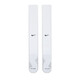 Nike (NIKE) socks for men and women, quick-drying breathable sports socks, high socks, one pair of DH6622-100 white L
