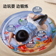 Disney baby patting water mat toys for infants and toddlers over 6 months old children large crawling pad water bag play water mat 8 learn to climb roller - blue + dolphin story crawling water mat [with pumping pump *2]