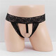 Tian Miaomiao New Men's Masturbation Underwear Props Male Slave Transvestite Sexy Temptation G-string Red Hole-free T-Pants Red Hole No-Take-Off One-size-fits-all