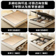 Fermax (freemax) modern simple leather art bed 2024 master bedroom soft bed 1.5m solid wood bed small apartment double bed LP-677#18