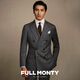 FULL MONTY Suit Suit Men's Suit Suit Pure Wool Double-breasted Groom's Suit Wedding Suit Spring and Autumn Business Formal Wear Size 52 Tops and Trousers Please contact customer service for remarks