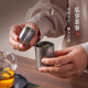 Gefeier pure titanium tea leakage tea filter tea filter tea ball artifact insulation pot tea water separator tea warehouse water cup tea separator pure titanium small tea warehouse + chain