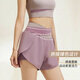 
Victoria Traveler Yoga Suit Women's Running Sports Set Summer Pilates Training Fitness Suit Bra Shorts Two-piece Set Purple L