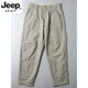 JEEP SPIRIT休闲裤男夏季纯棉阔腿裤宽松直筒日系哈伦裤男休闲长裤百搭工装裤 6626黑色 29