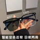 
Thai color-changing glasses automatic photosensitive anti-blue radiation myopia glasses men's eyes myopia women's internet celebrity style sun 15927 glasses box no-size flat glasses