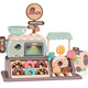 Shantoulin Village Children's Donut Store Automaten Küchenofen Simulationshaus spielen Spielzeug Geburtstagsgeschenke für Mädchen von 3 bis 6 Jahren Geschenke Geschenke Geschenke