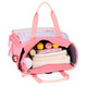 Girls' cram bag cute book bag primary and secondary school students school bag large capacity can shoulder cross-span bag make-up bag ZW-0783# deep pink